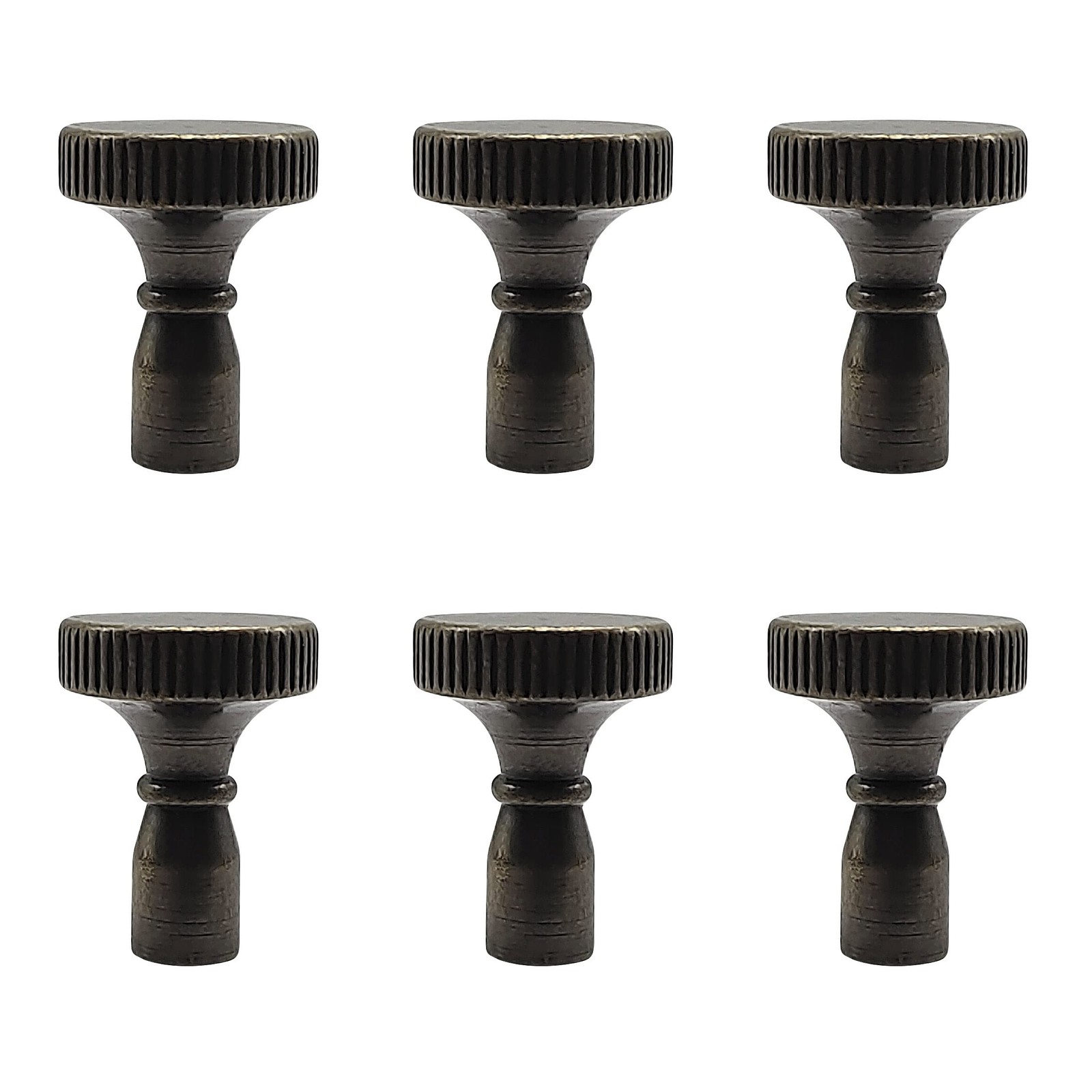 Lamp Keys 6 Pack Antique Brass On/Off Replacement Light Switch Turn Knobs