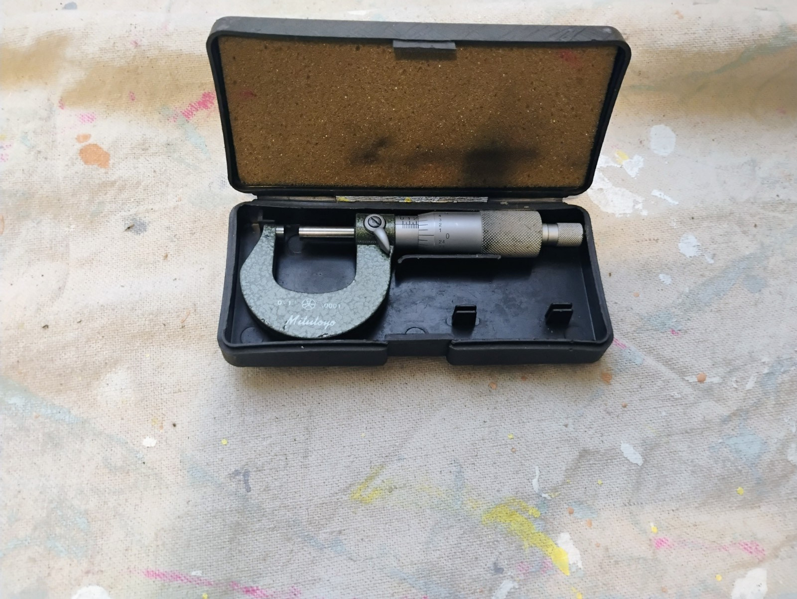 Mitutoyo 103-260 Micrometer 0-1",0.0001" Machinist Precision Tool w/Case