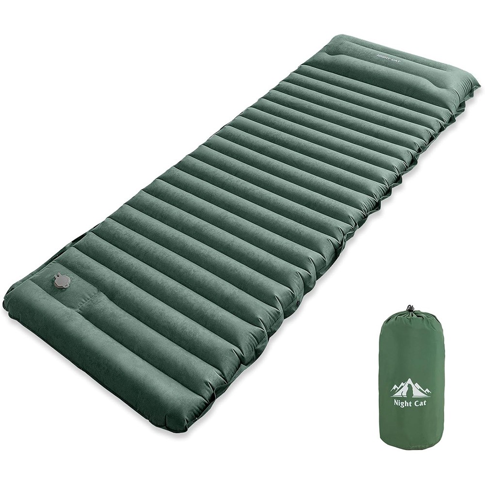Sleeping Pad, Ultralight Inflatable Sleeping Pad for Camping, Built-in Pump