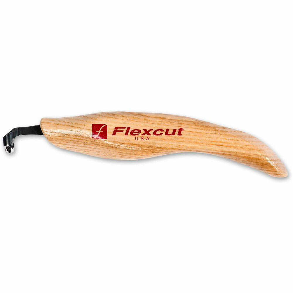 Flexcut Left-Handed Scorp, Gouge for Carving, 1/8 Inch (KNL21)