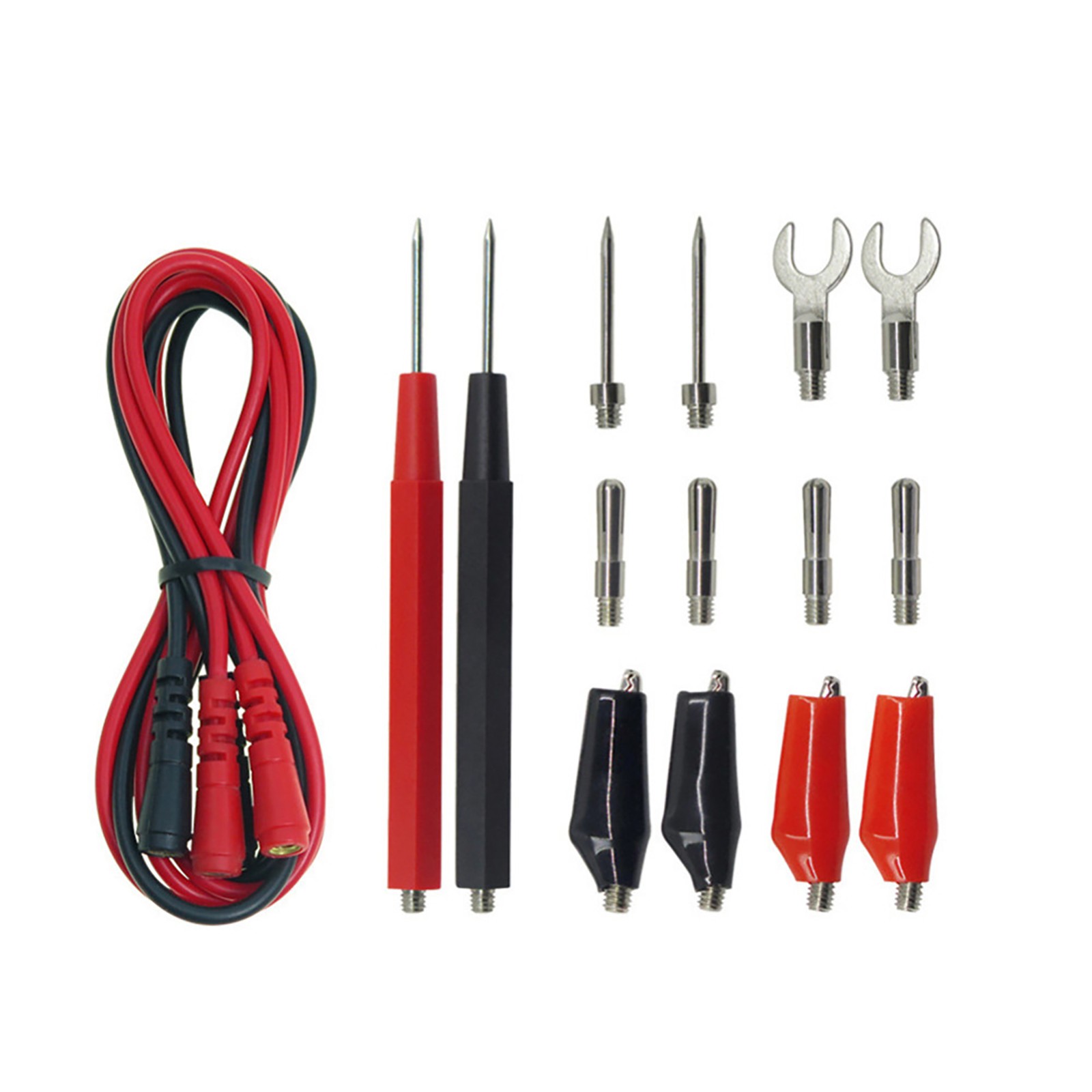16Pcs Multifunction Digital Multimeter Probe Test Leads For Volt Meter
