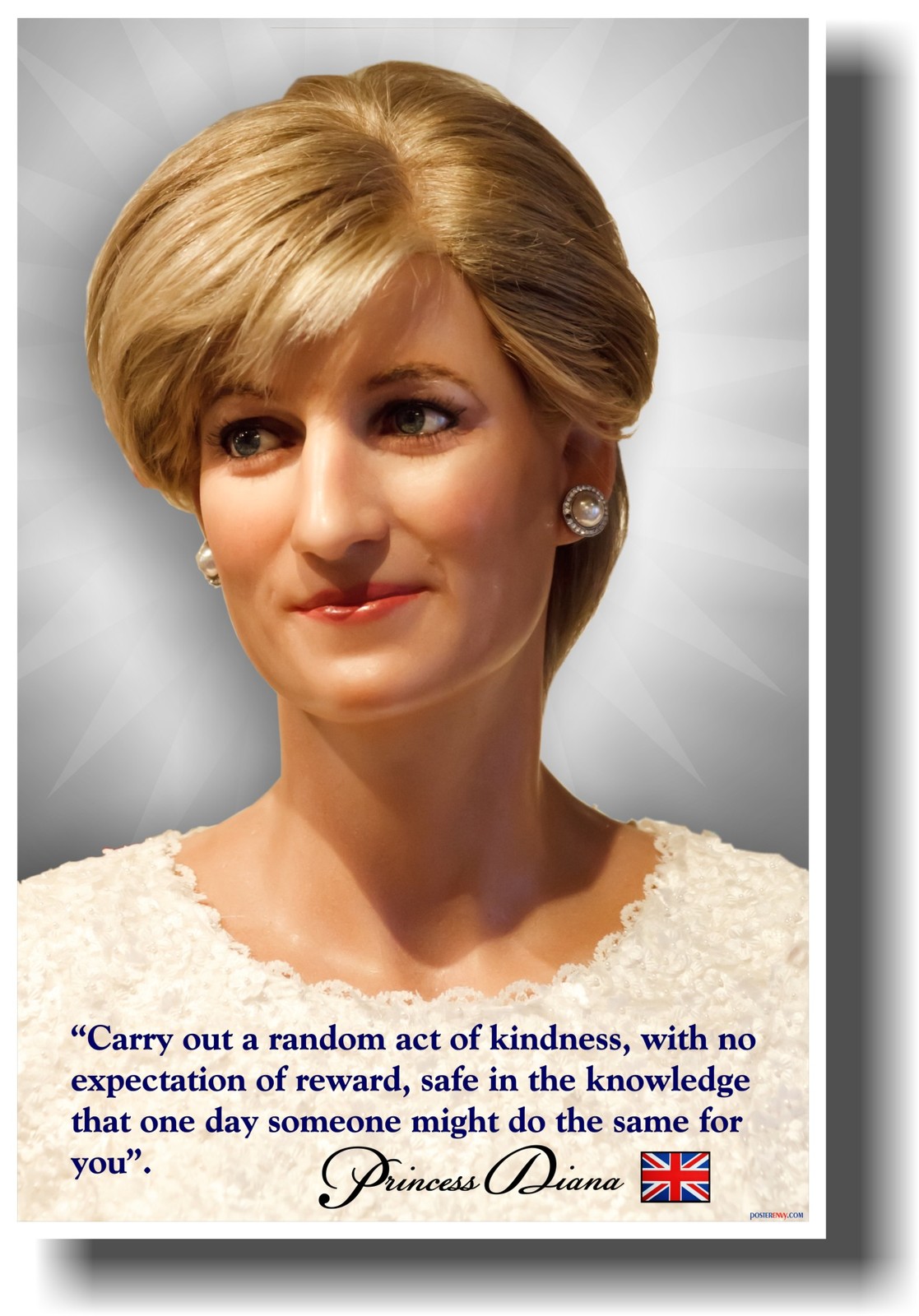 Princess Diana - Carry Out Randon Acts of Kindness... - NEW Motivational POSTER