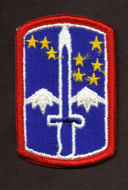 172nd INFANTRY DIVISION PATCH FULL COLOR