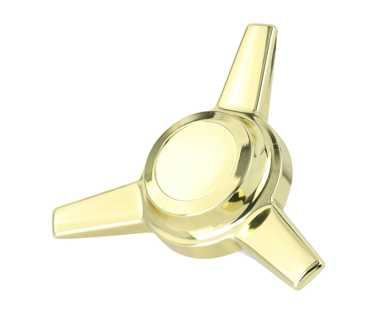 UNIVERAL 24T GENUINE OG LOWRIDER KNOCK-OFF 3/8 AXLE 644 GOLD