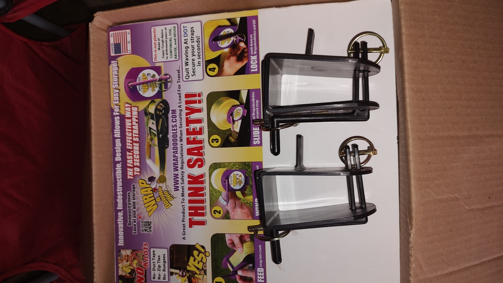 Set Of Two Loose End Rollers For Trailer Straps