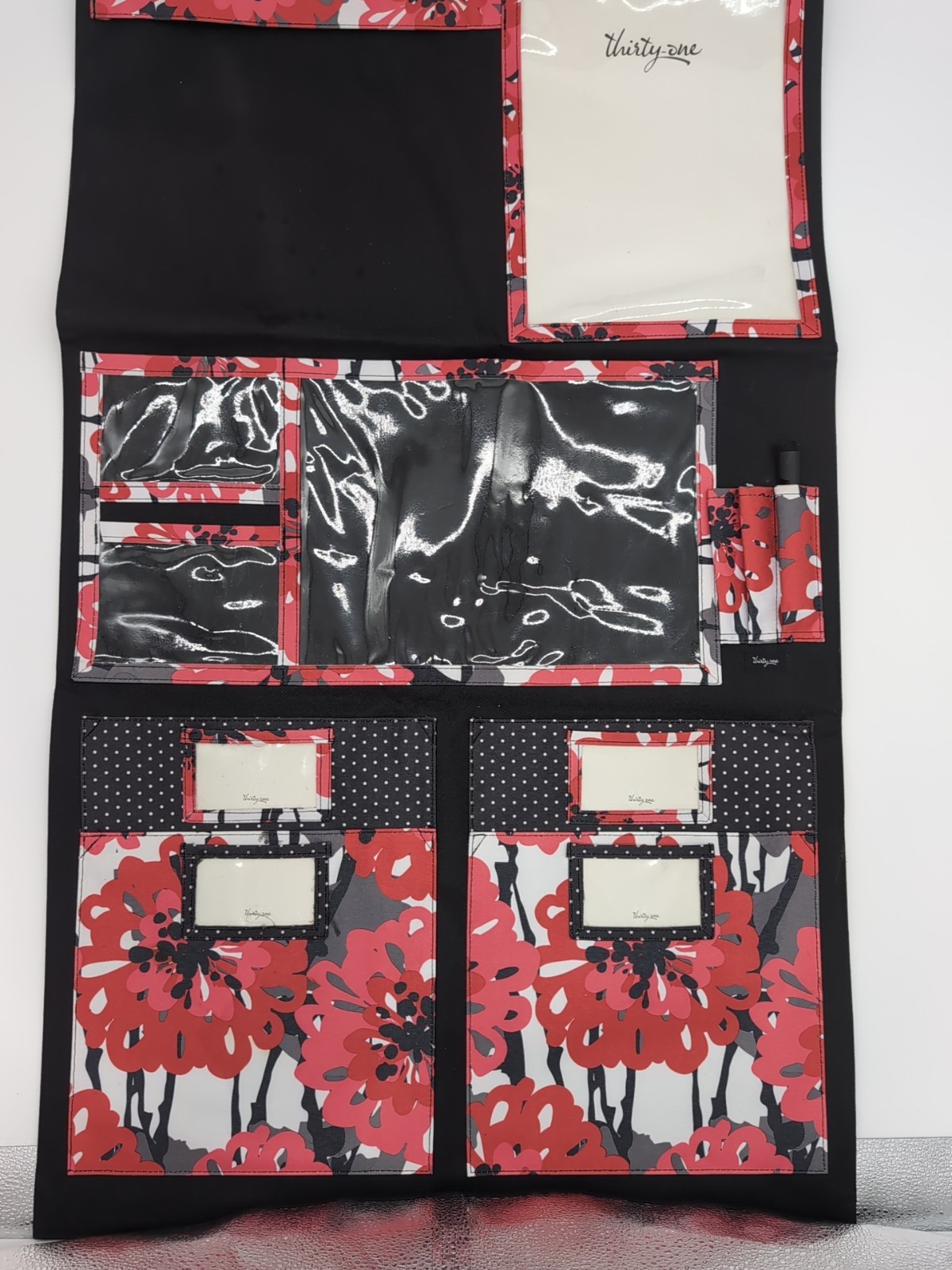 Thirty-One Hang Up Home Command Center Wall Organizer Bold Bloom Print New inbag
