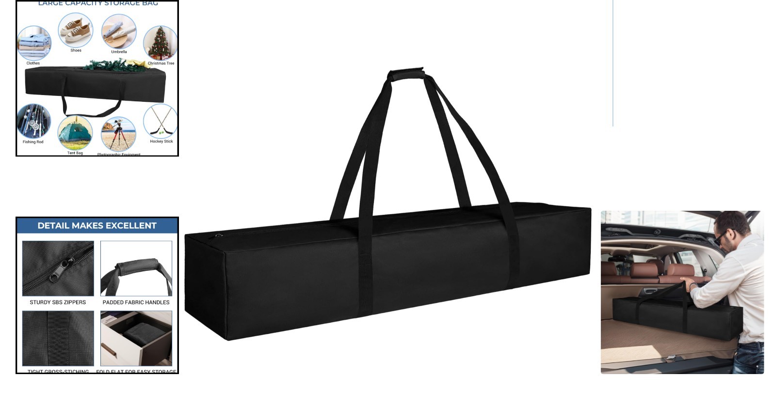 45-Inch Water-Resistant Tripod Carrying Case for Secure Storage and Transport