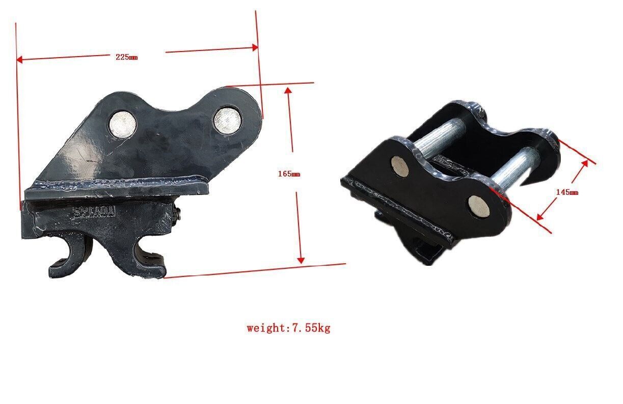 NEW Mini Excavator Attachment Mechanical Quick Hitch Quick Coupler FREE SHIPPING