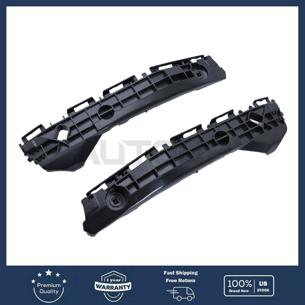 Rear Bumper Bracket Set Fits 2015-2017 Toyota Yaris Driver & Passenger Side