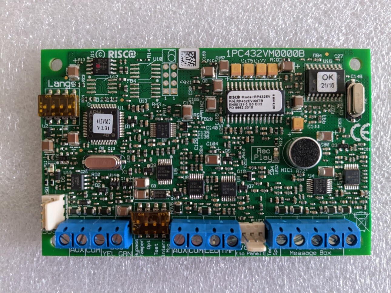 Risco LightSYS 2 Plus ProSYS Plus Interactive Voice Module P432EV RP432EV00ITB