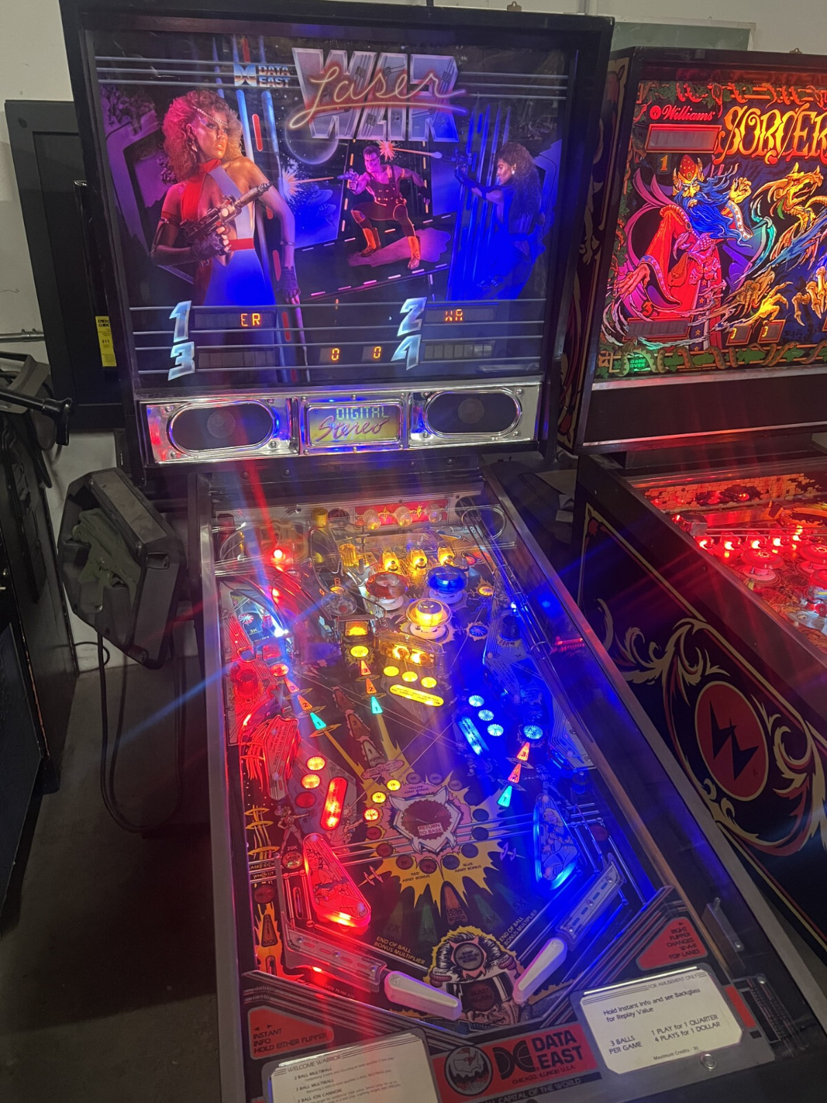 LASER WARS Complete LED Lighting Kit custom SUPER BRIGHT PINBALL LED KIT
