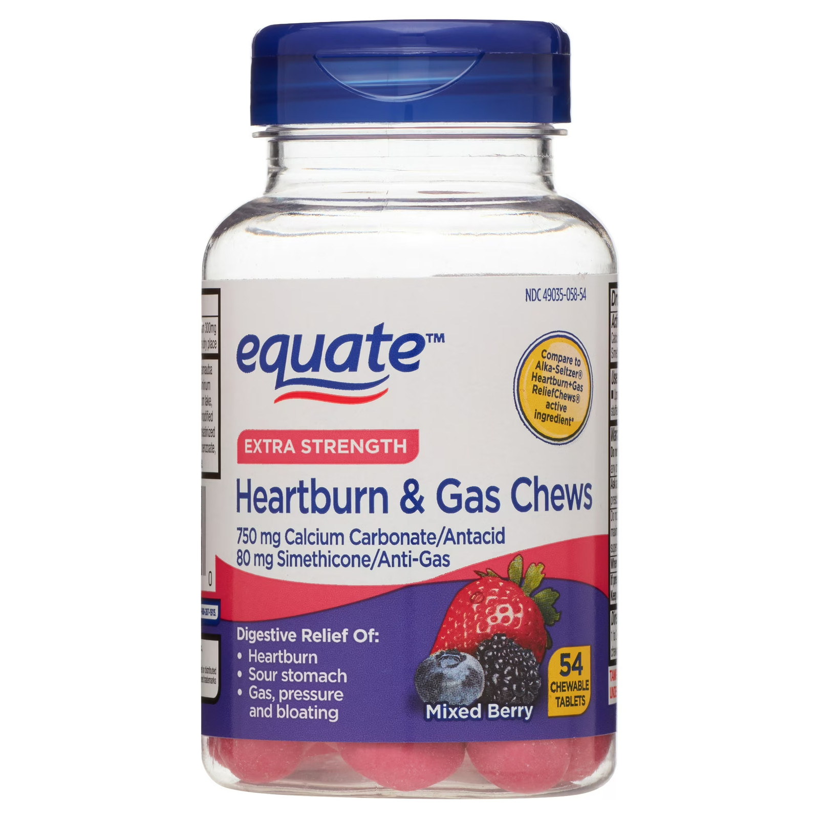 Heartburn Relief Chews Mixed Berry