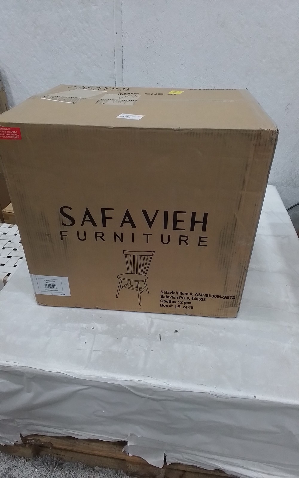 Safavieh PARKER SPINDEL SIDE CHAIR, Reduced Price 2172761238 AMH8500M-SET2