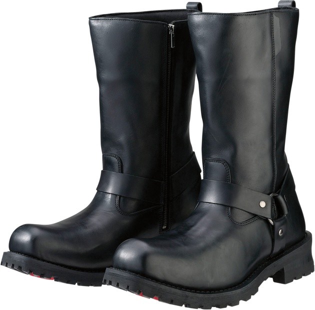 Z1R Riot Leather Boots Black US 15