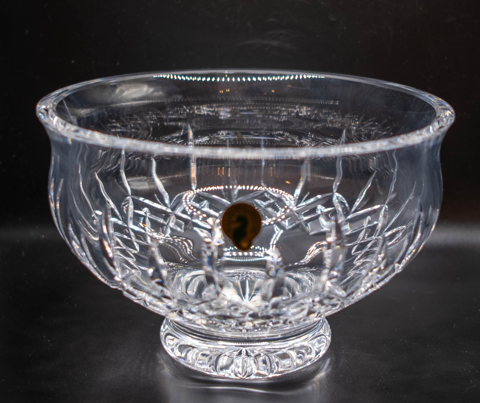 Waterford Crystal Lismore 8" Footed Glass Bowl 140462 New In Box Made In Ireland