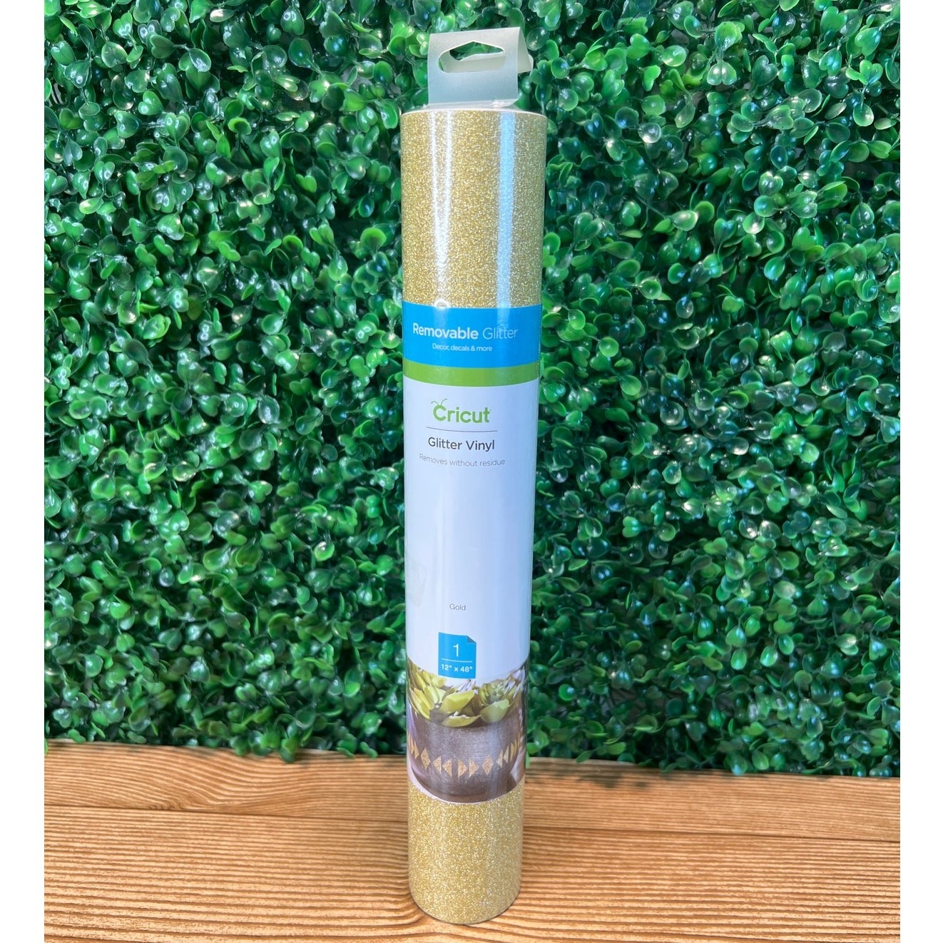 New Cricut Removable Gold Glitter Vinyl 12" X 48" DIY Crafting Gift