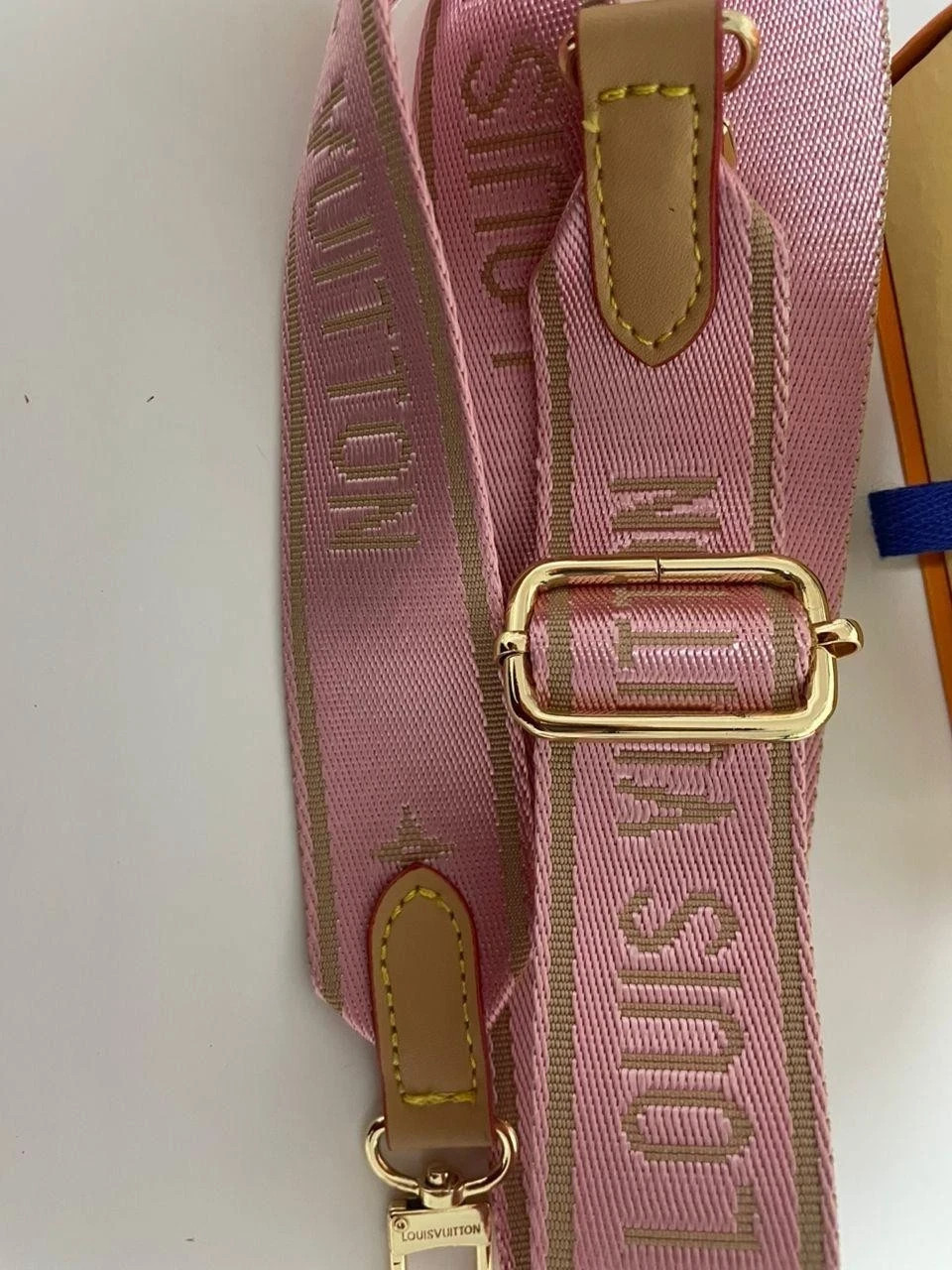 Louis Vuitton Shoulder Strap Adjustable Crossbody Shoulder Replacement Pink