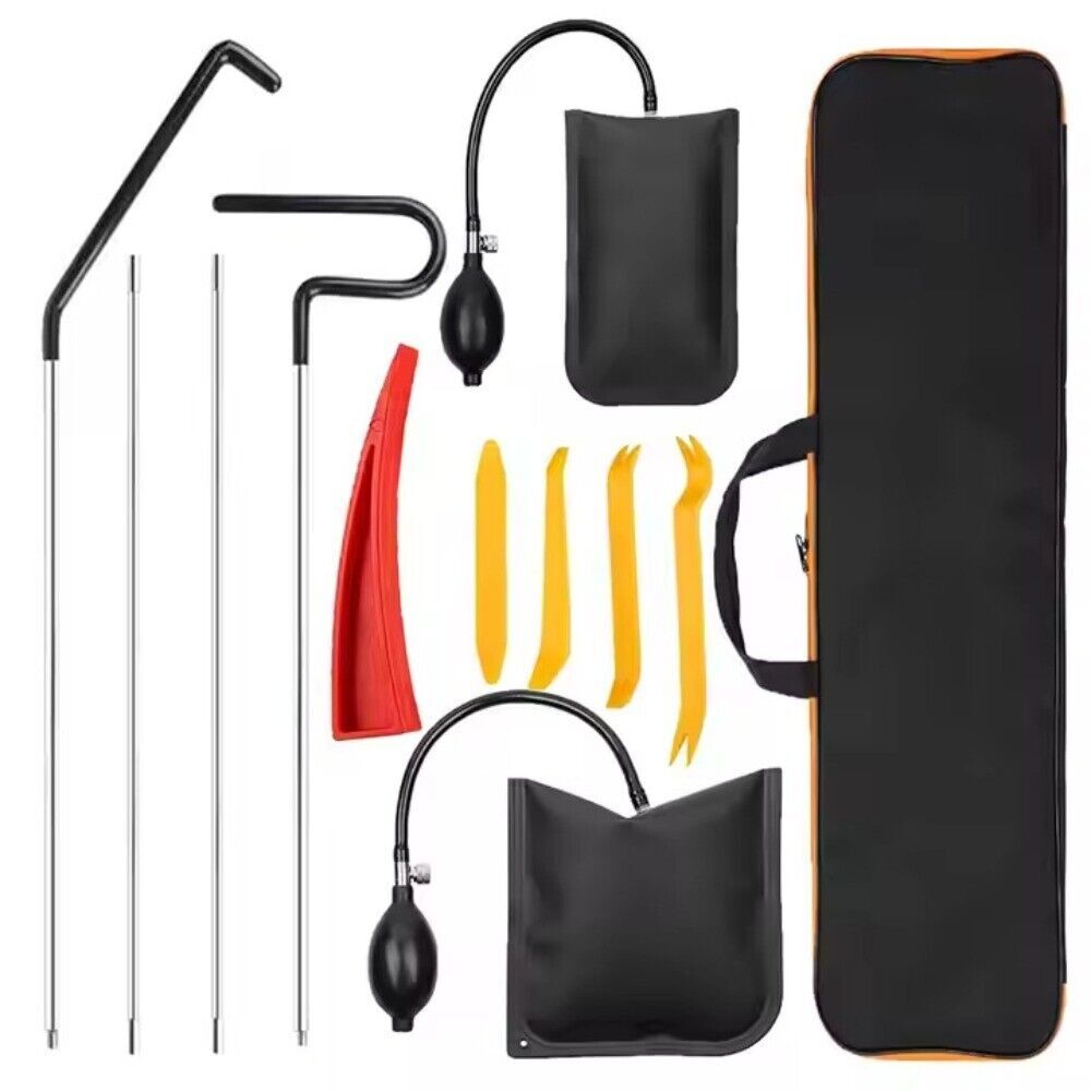 12Pcs Emergency Auto Tool Window Car Door Unlock/Lock Out Universal Tool Kits