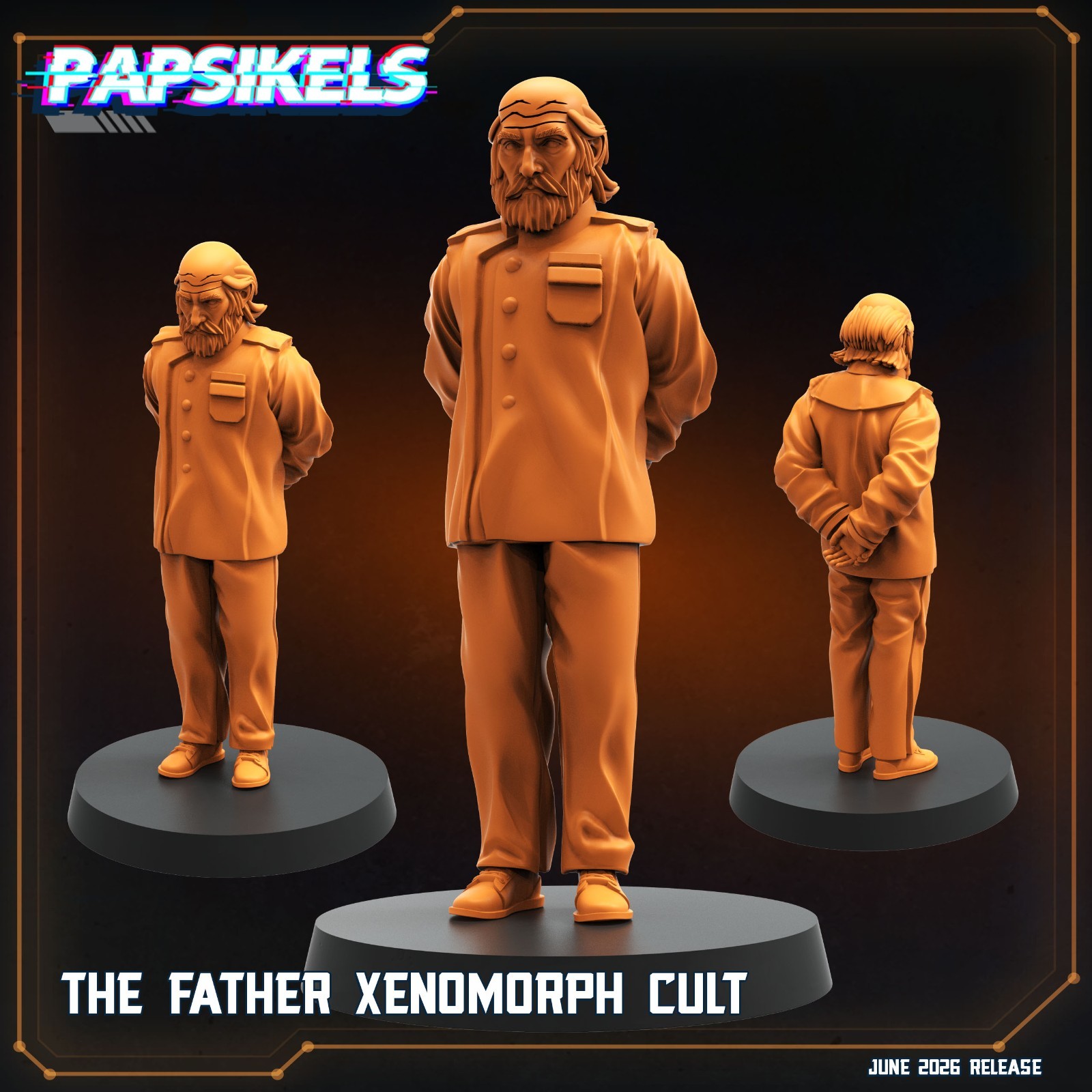 The Father Xenomorph Cult Papsikels Miniature AvP, Aliens
