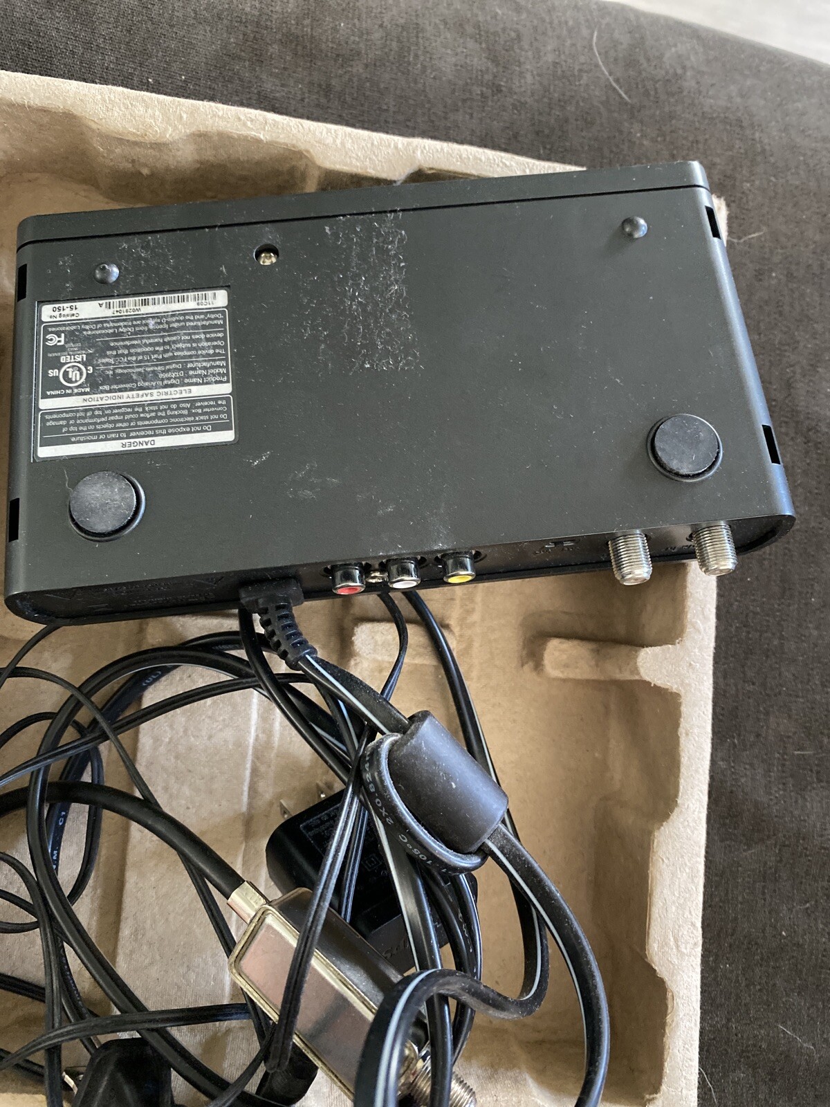 Digital Stream Analog Pass-Through DTV Converter Box DTX9950- Tested