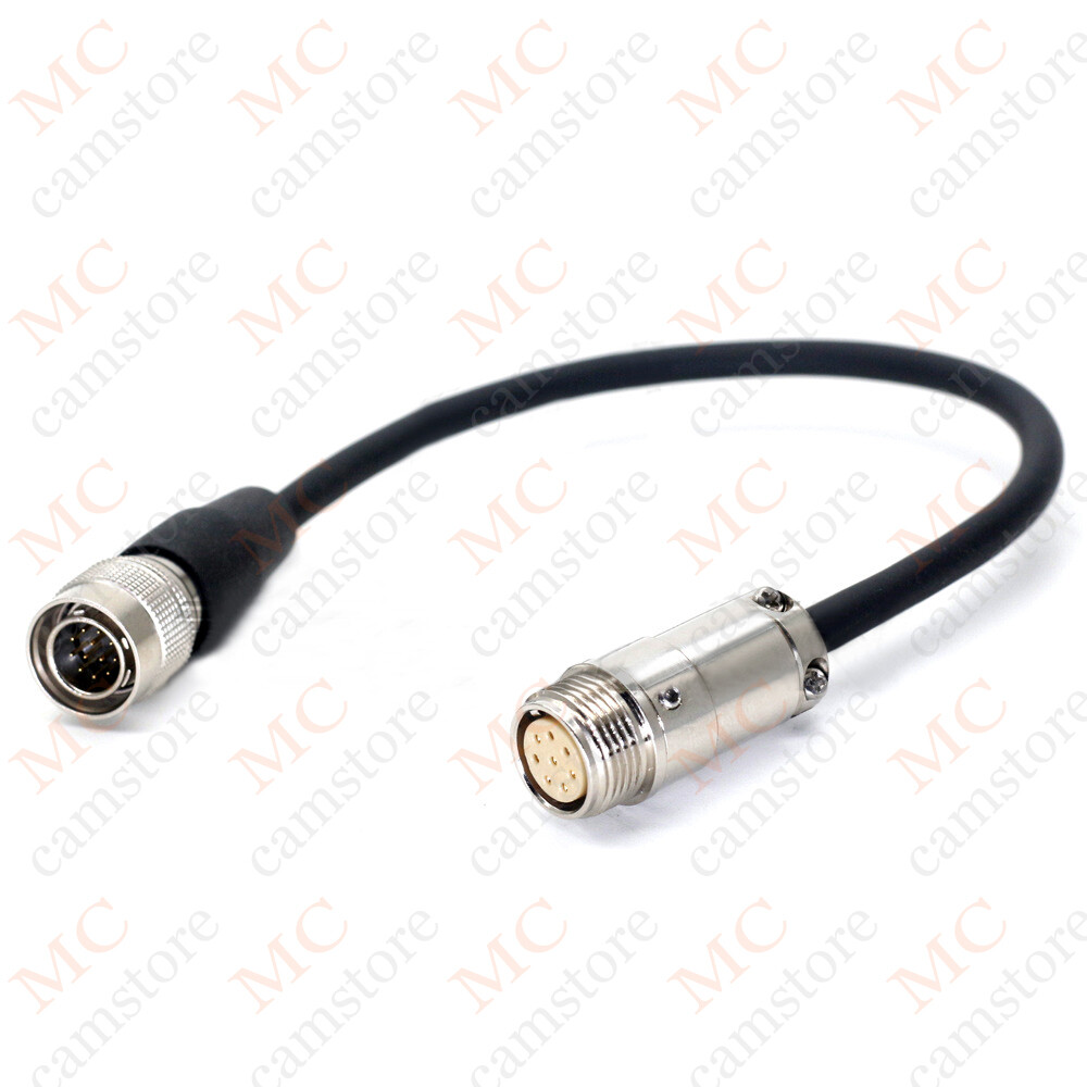 Canon Zoom Control 8-Pin to Fujinon Lens Hirose 12-Pin Adapter Cable