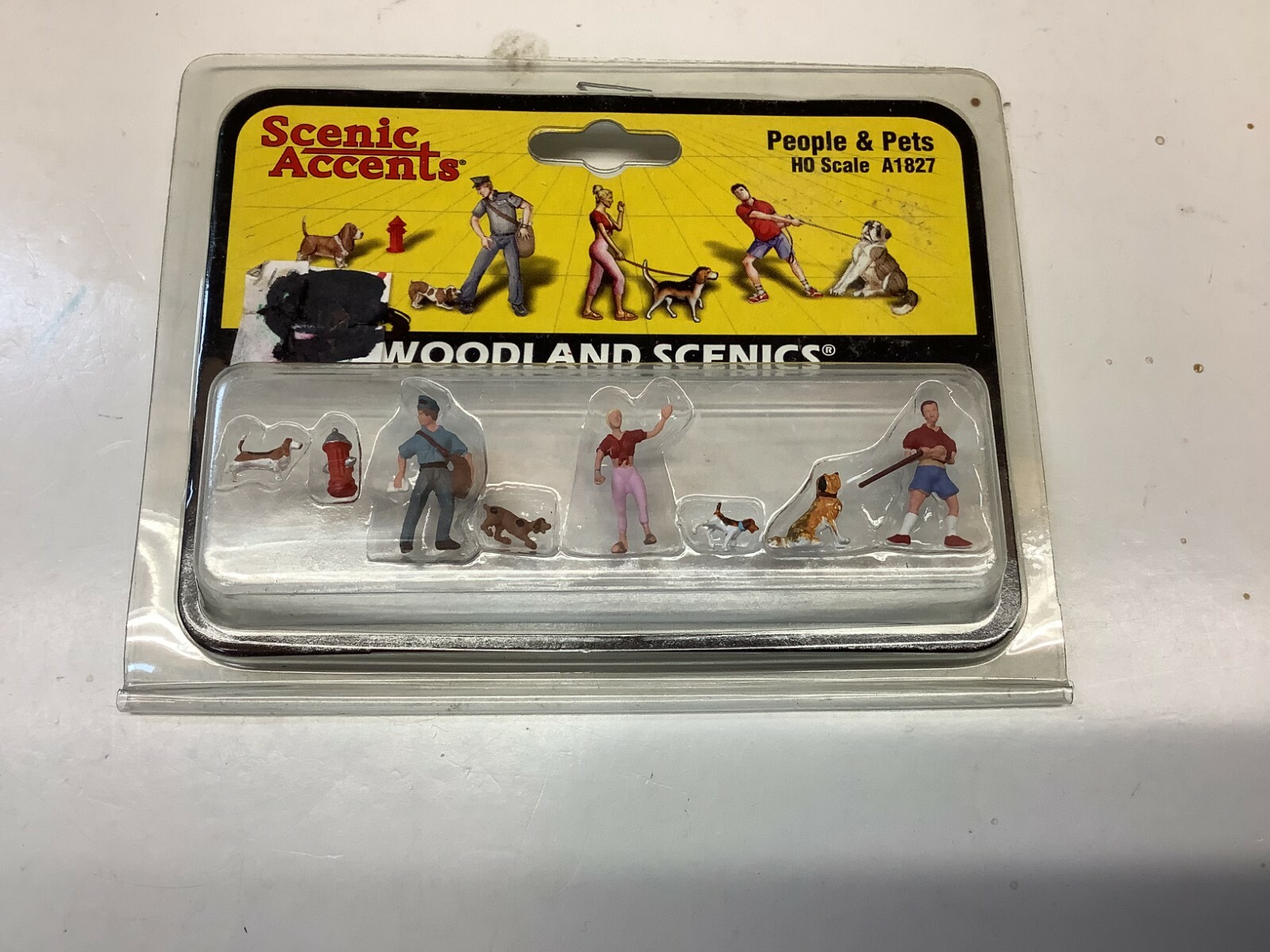 Woodland Scenics #A1827 HO scale "People & Pets"