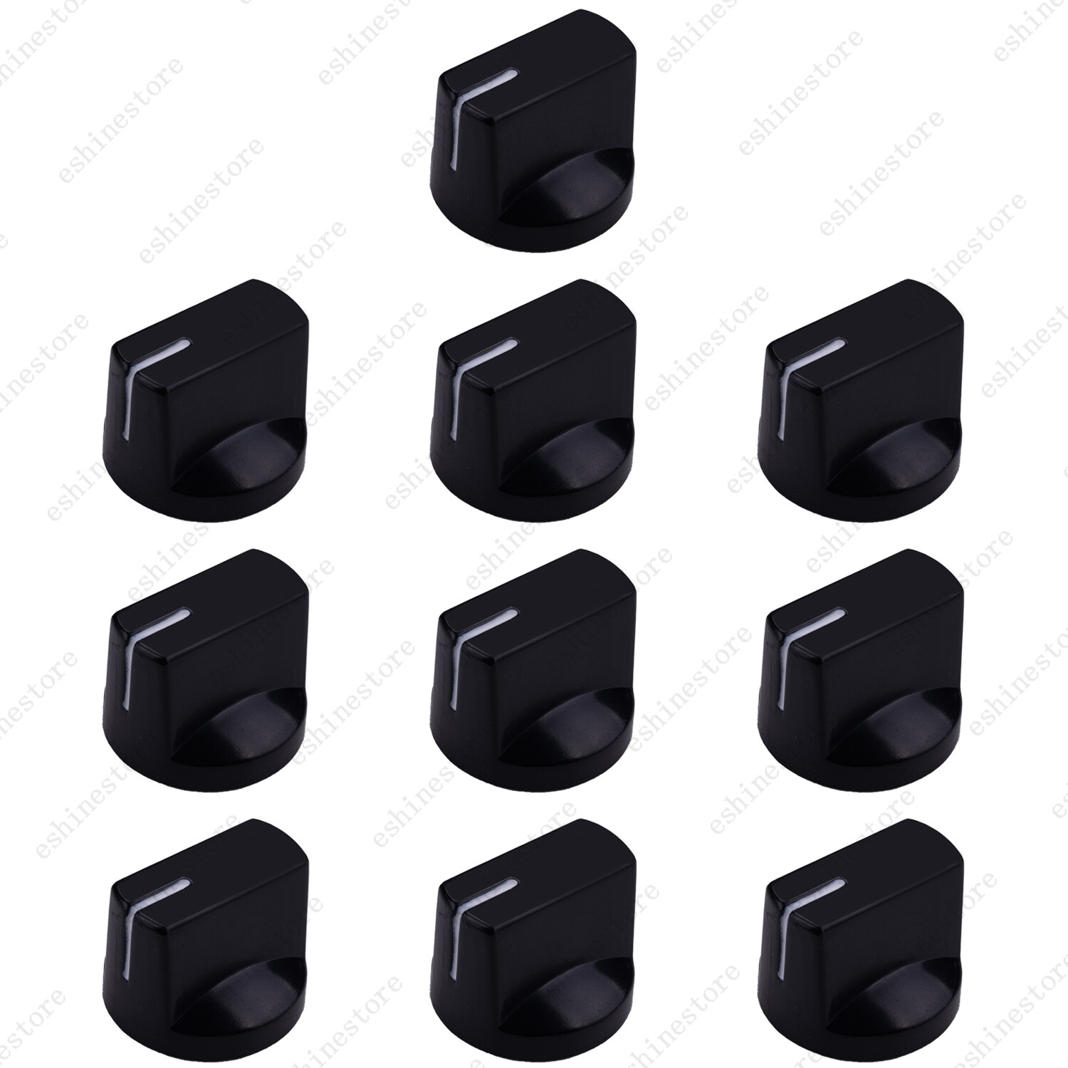 1/5/10Pcs Guitar Flat Flush Head Style Guitar AMP Effect Pedal/Pointer Knobs-6mm