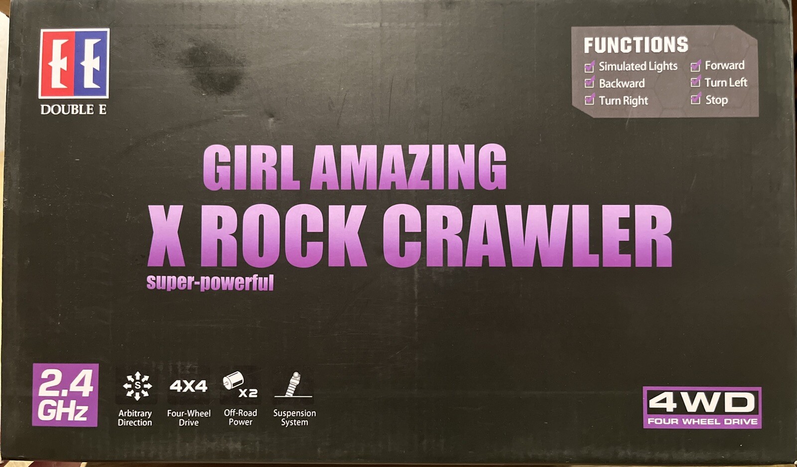 GIRL AMAZING  X  ROCK CRAWER SUPER - POWERFUL  4. W. D.OPEN BOX FREE SHIPPING