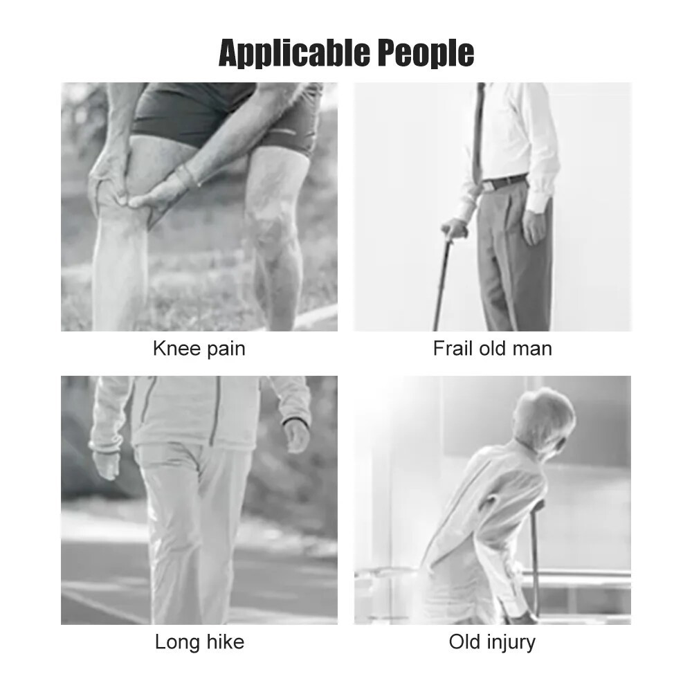Adjustable Elderly Walker Mobility Aid Leg Support Foldable Walking Device