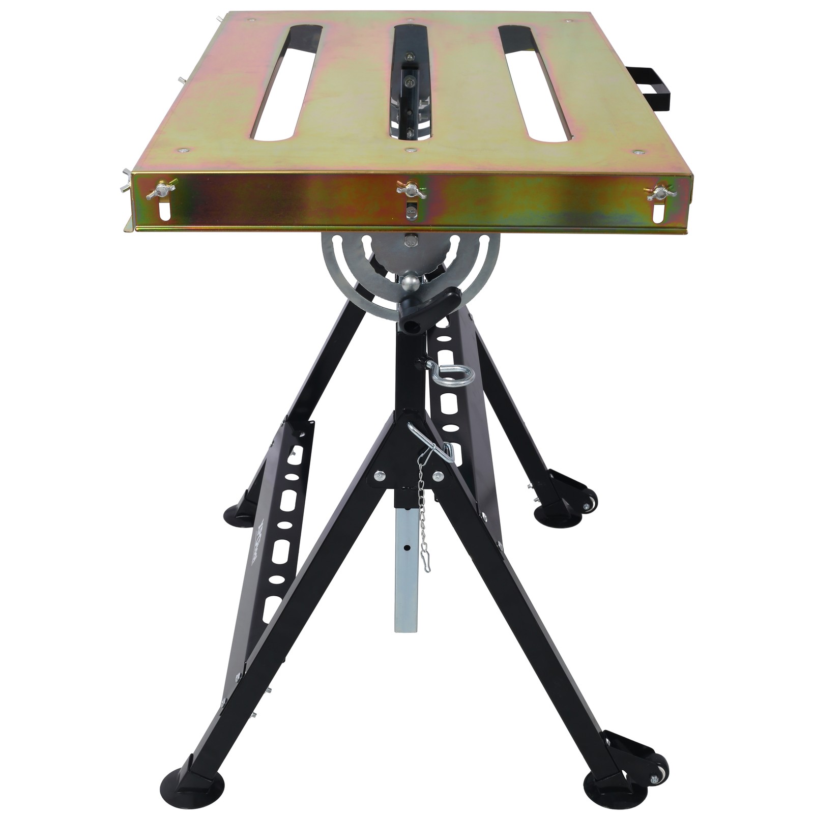 Welding Table 30"x20", 400lbs Load Capacity on Wheels, Foldable & Adjustable