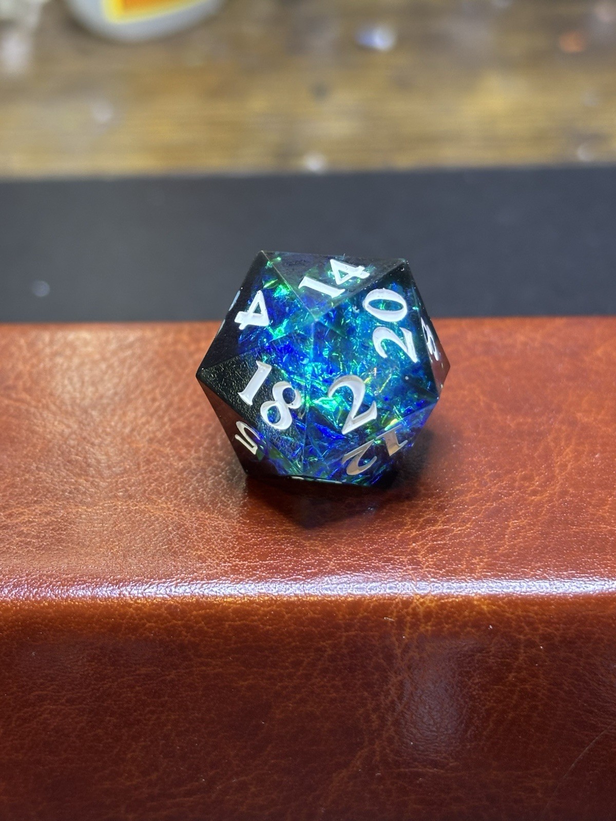 Stunning Sharp Edged RPG Dice Set With Case