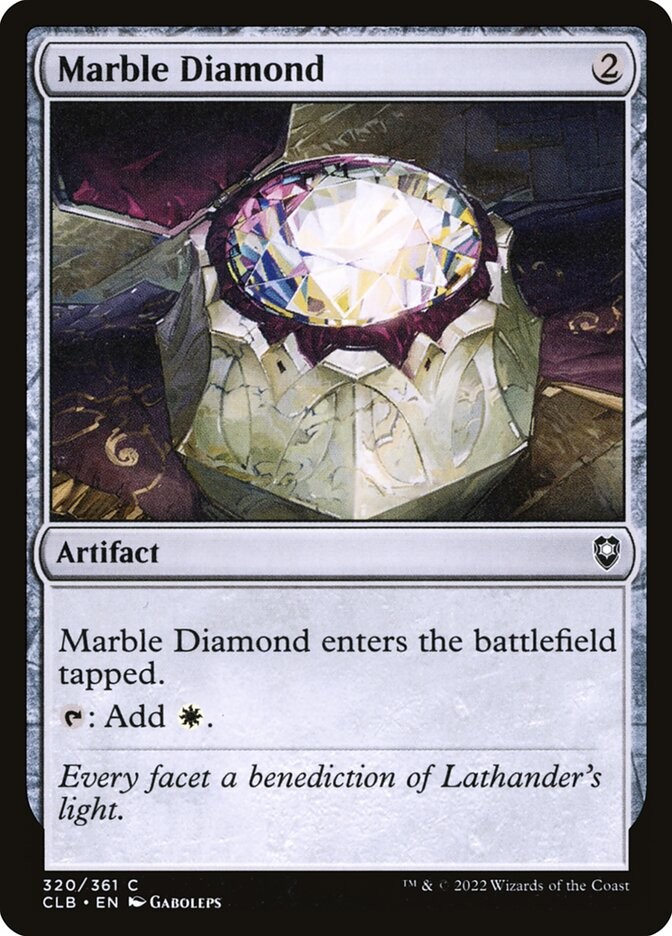 MTG Marble Diamond (320/1080) Commander Legends Battle for Baldur's Gate LP