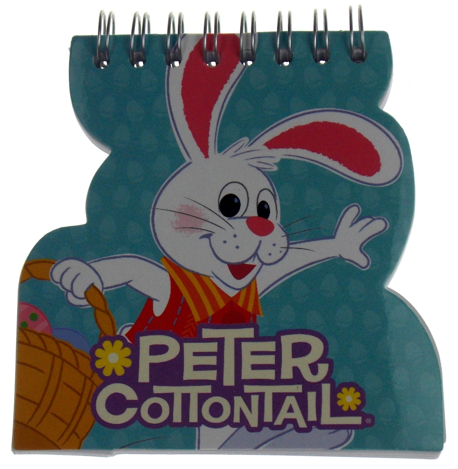 Peter Cottontail Blank Page Notepad Lot 8 Blue Green Yellow Purple Favors Gift