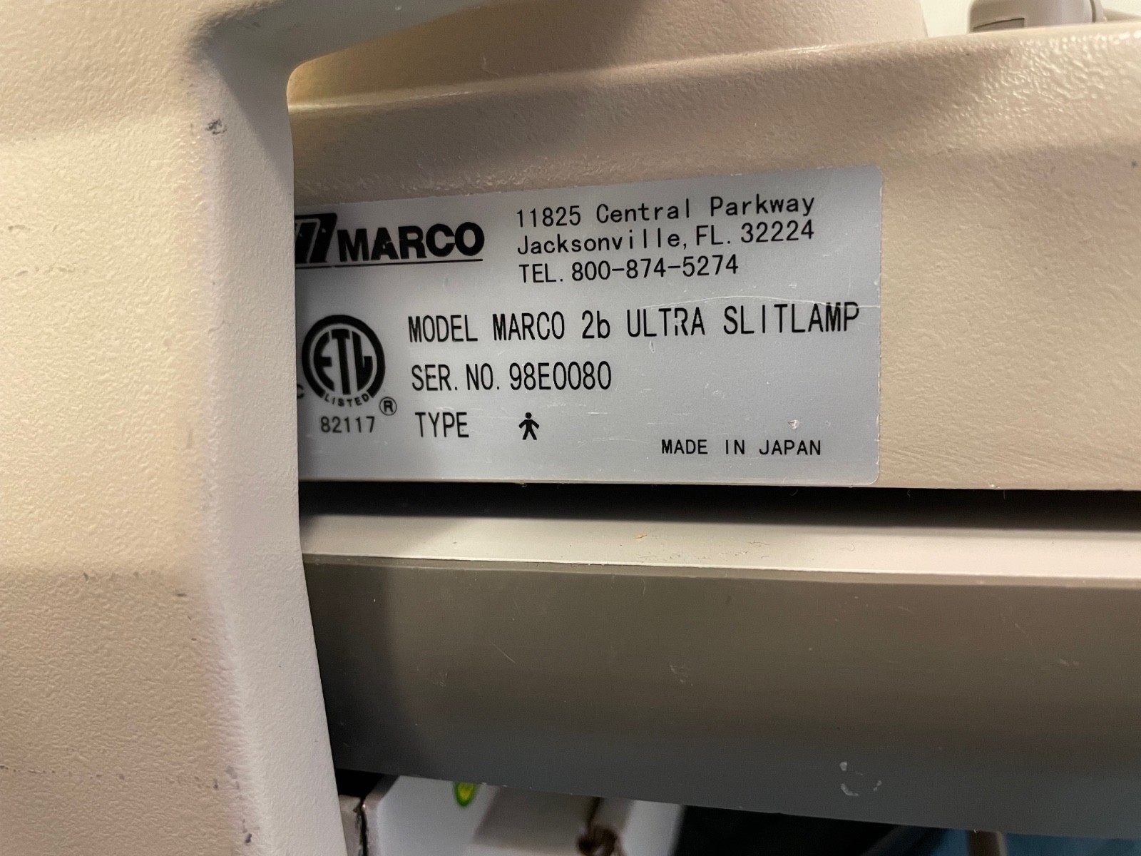 Marco 2B Ultra Slit Lamp