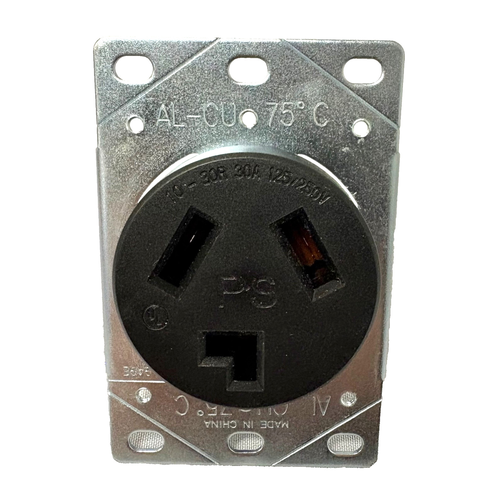 Pass & Seymour Straight Blade Receptacle 10-30R, 30A, 125/250W (New Old Stock)