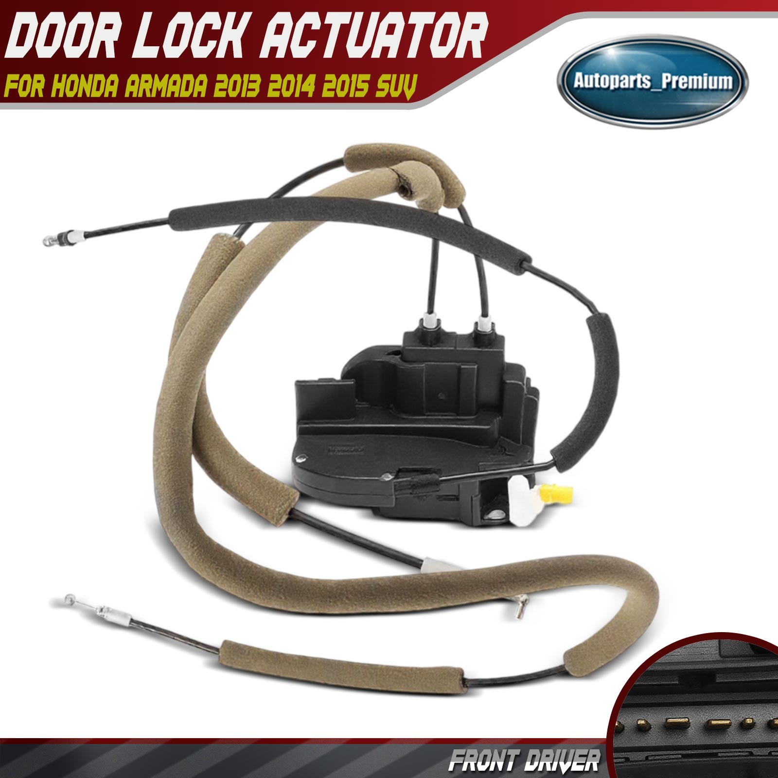Front Driver Side Door Lock Actuator for Nissan Armada 2013 2014 2015 805019GE0A