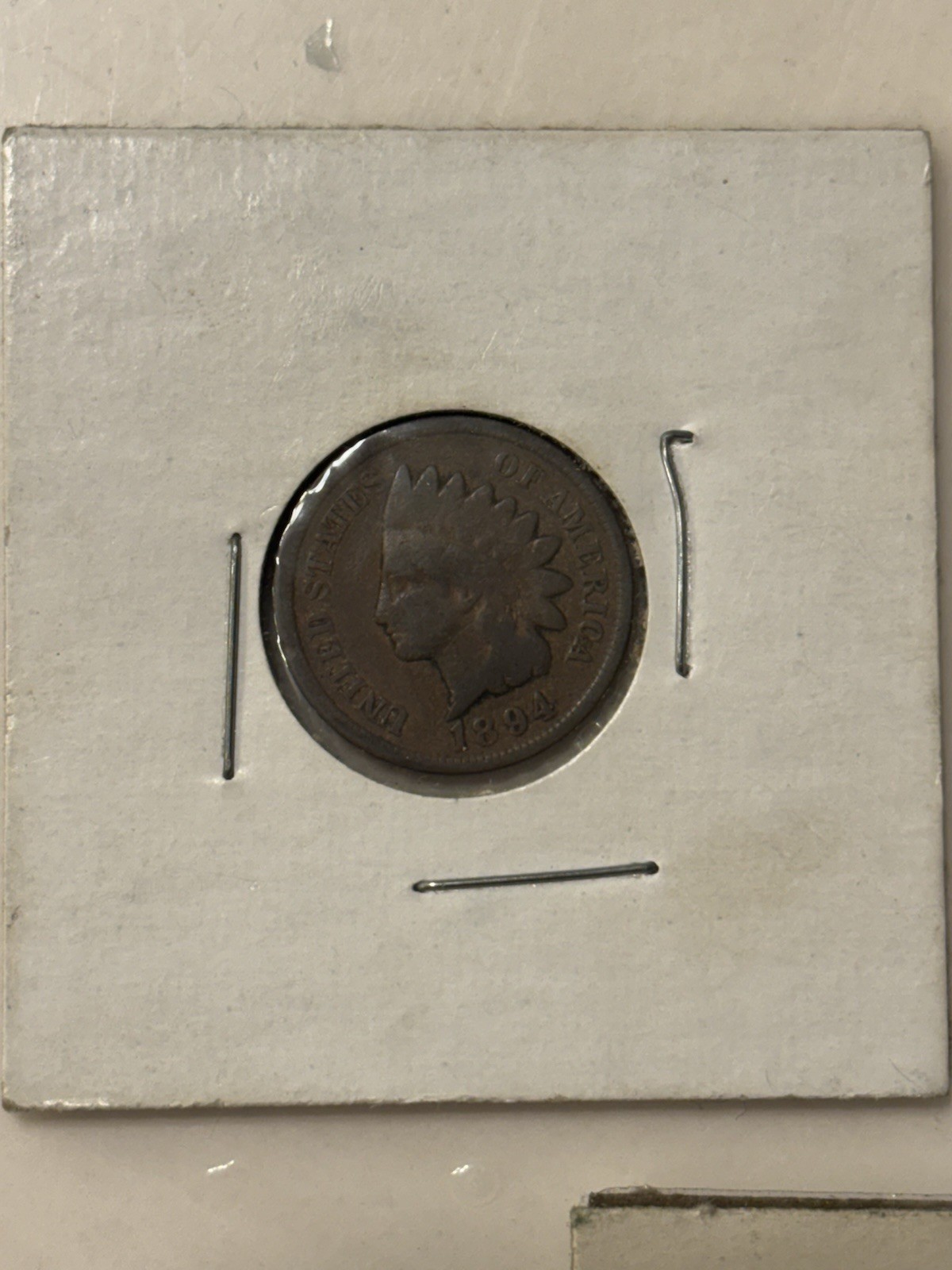 1884 INDIAN CENT VF #DM