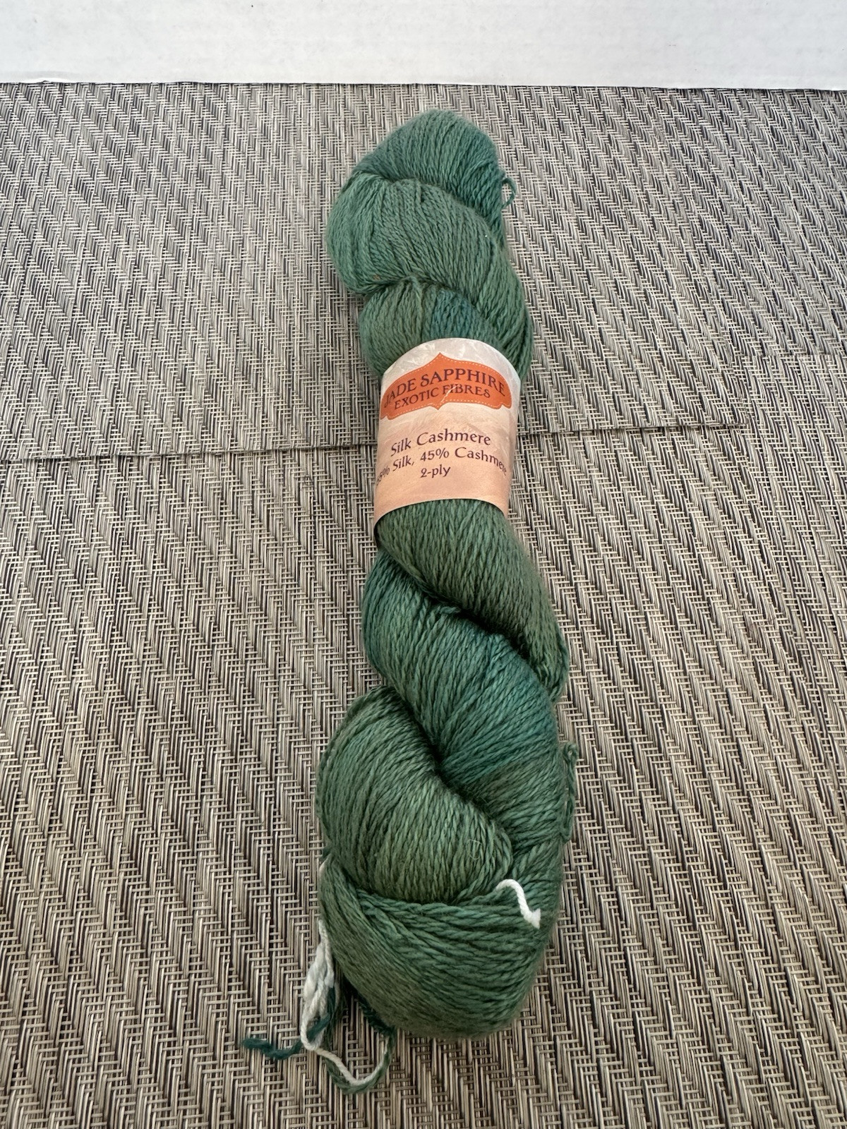JADE SAPPHIRE 2 ply Silk Cashmere Yarn ~ 400yds/55g~ Color#138-Balsam