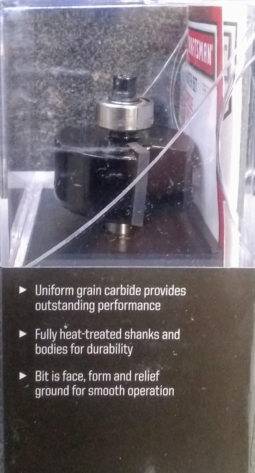 Craftsman 64204 3/8" Rabbeting Router Bit 1/4" Shank