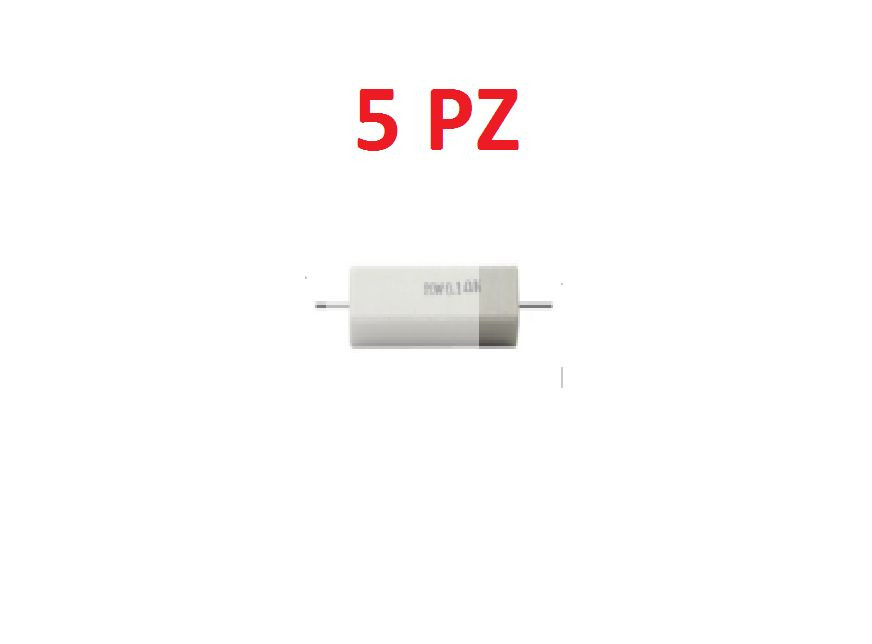 RS10. RESISTANCE 10 W 10% 680 OHM CERAMIC BODY WIRE PACK 5 pcs