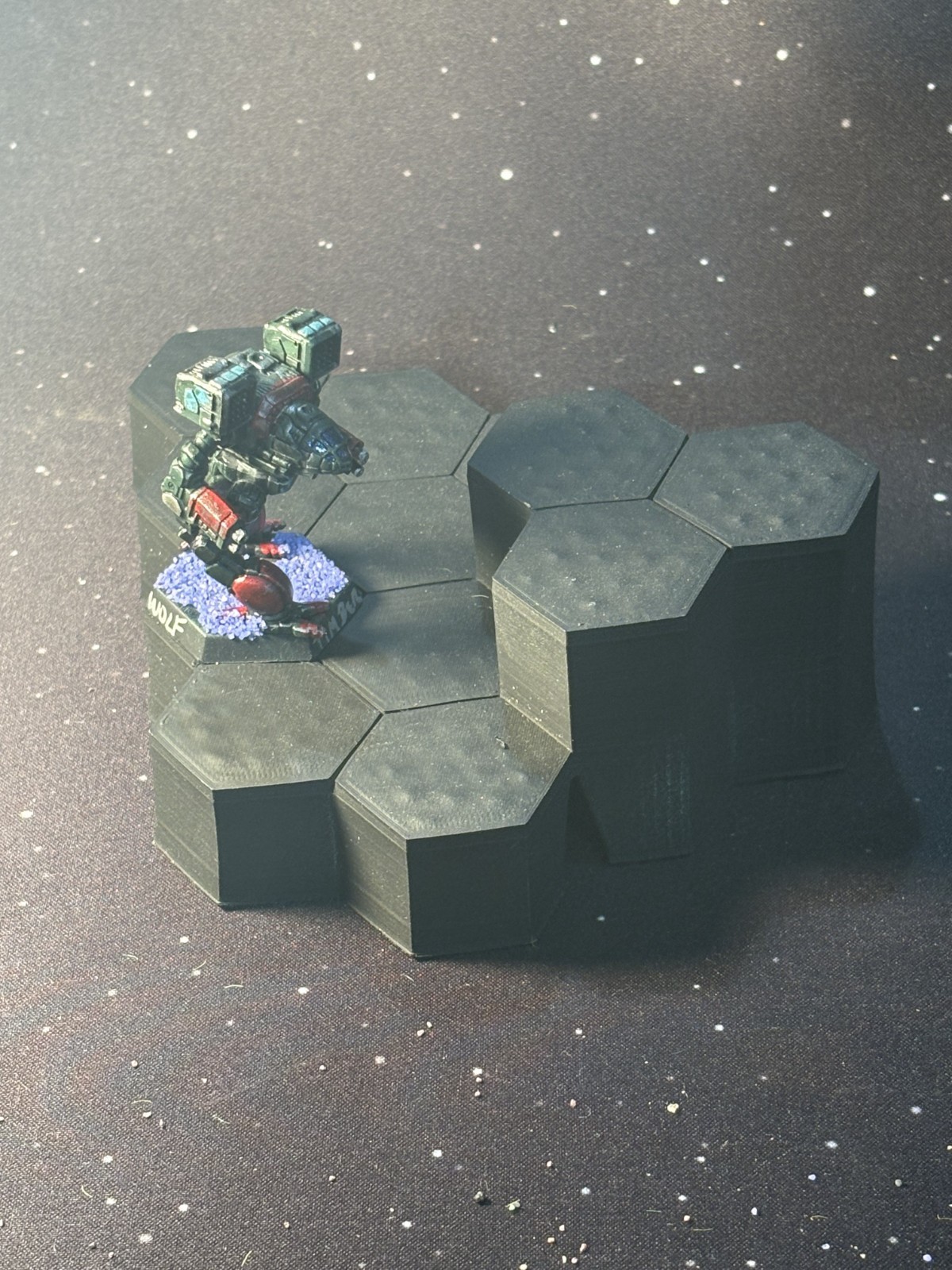 BATTLETECH 1:265 Scale Terrain - HEX RAISED TERRAIN - CUSTOM 3D PLA PRINT