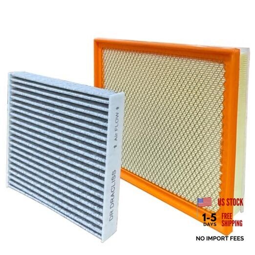 Cabin and Engine Air Filter Set for Tundra 5.7L (2014-2021) & 4.6L (2014