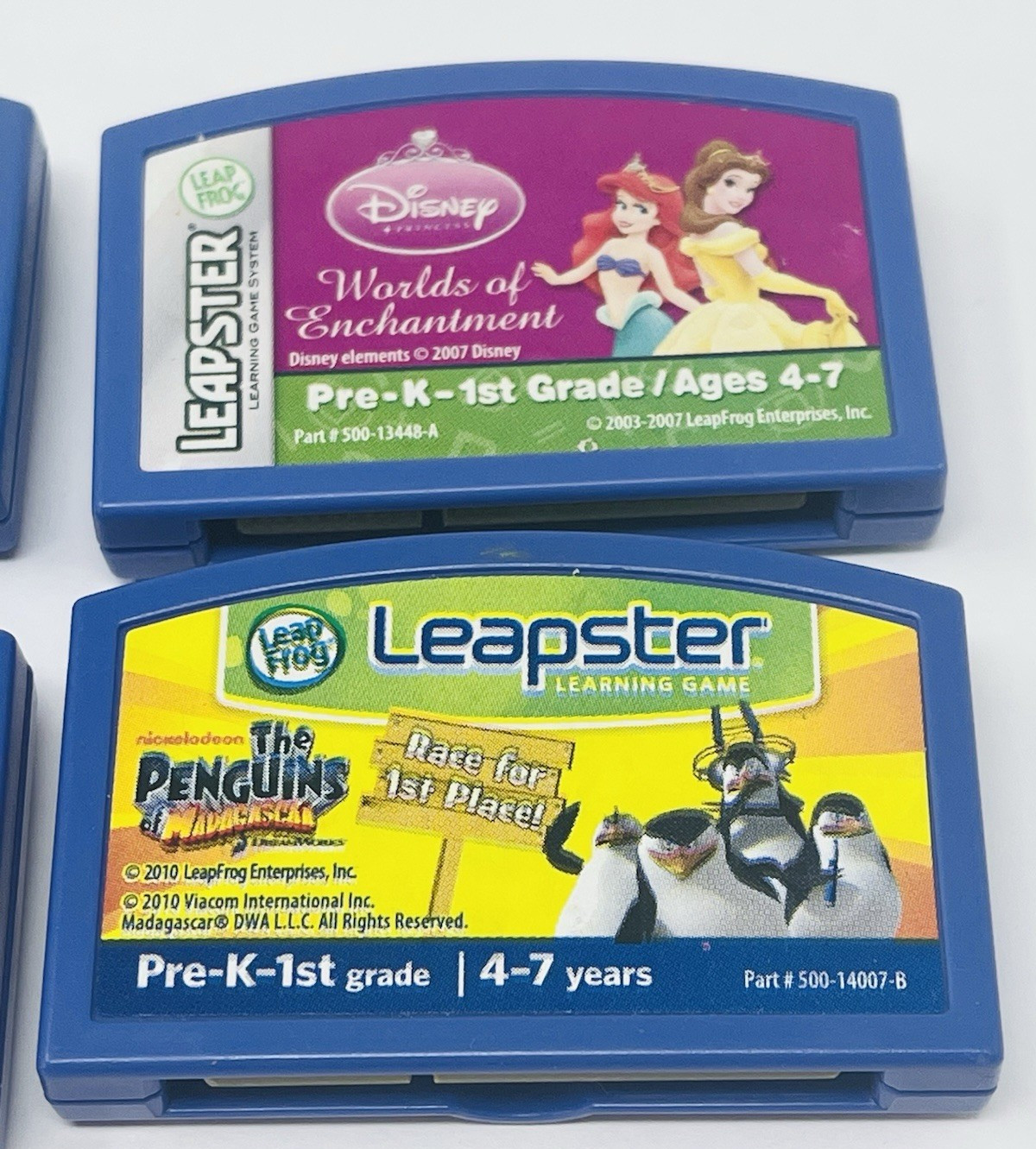 Leap Frog Leapster Learning Game Lot Disney Star Wars