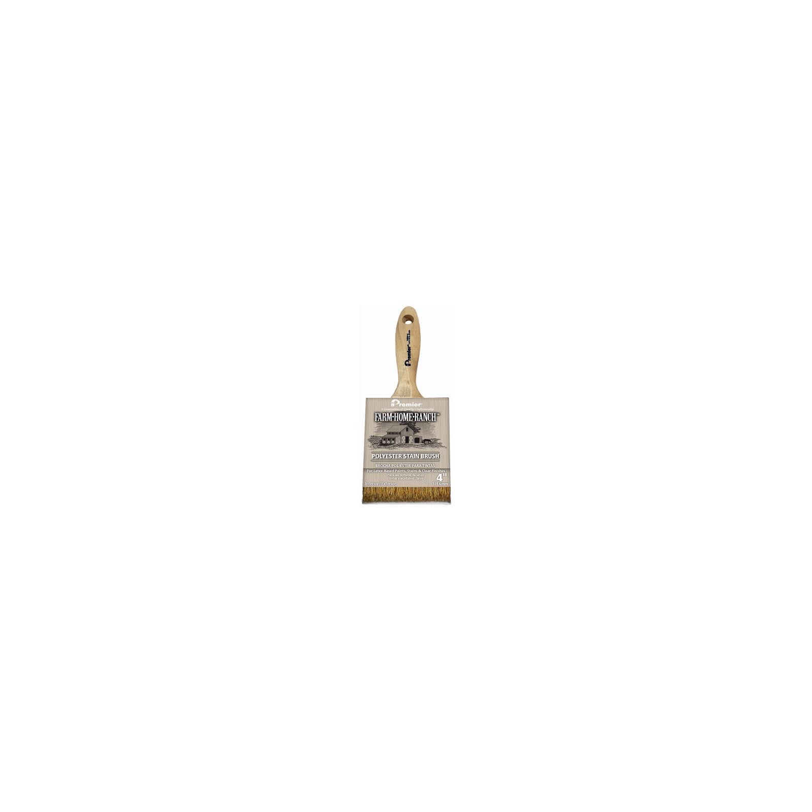 Premier FHR00143 Farm/Ranch Pro Stain Brush, 4-In. - Quantity 1