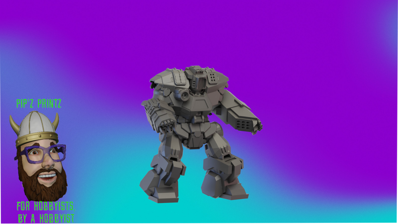 Kodiak II Alternate Mech Model For Battletech 6mm-10mm-15mm