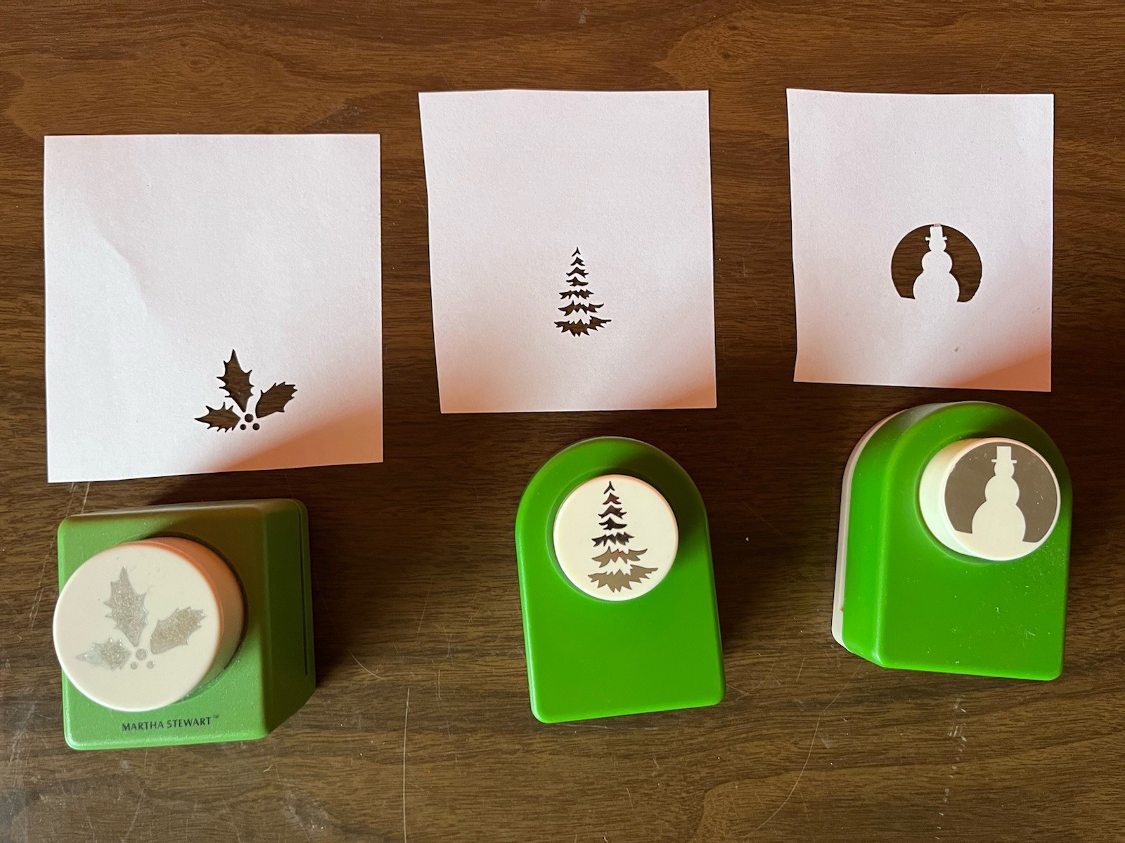Martha Stewart paper punch LOT • Martha By Mail • Christmas