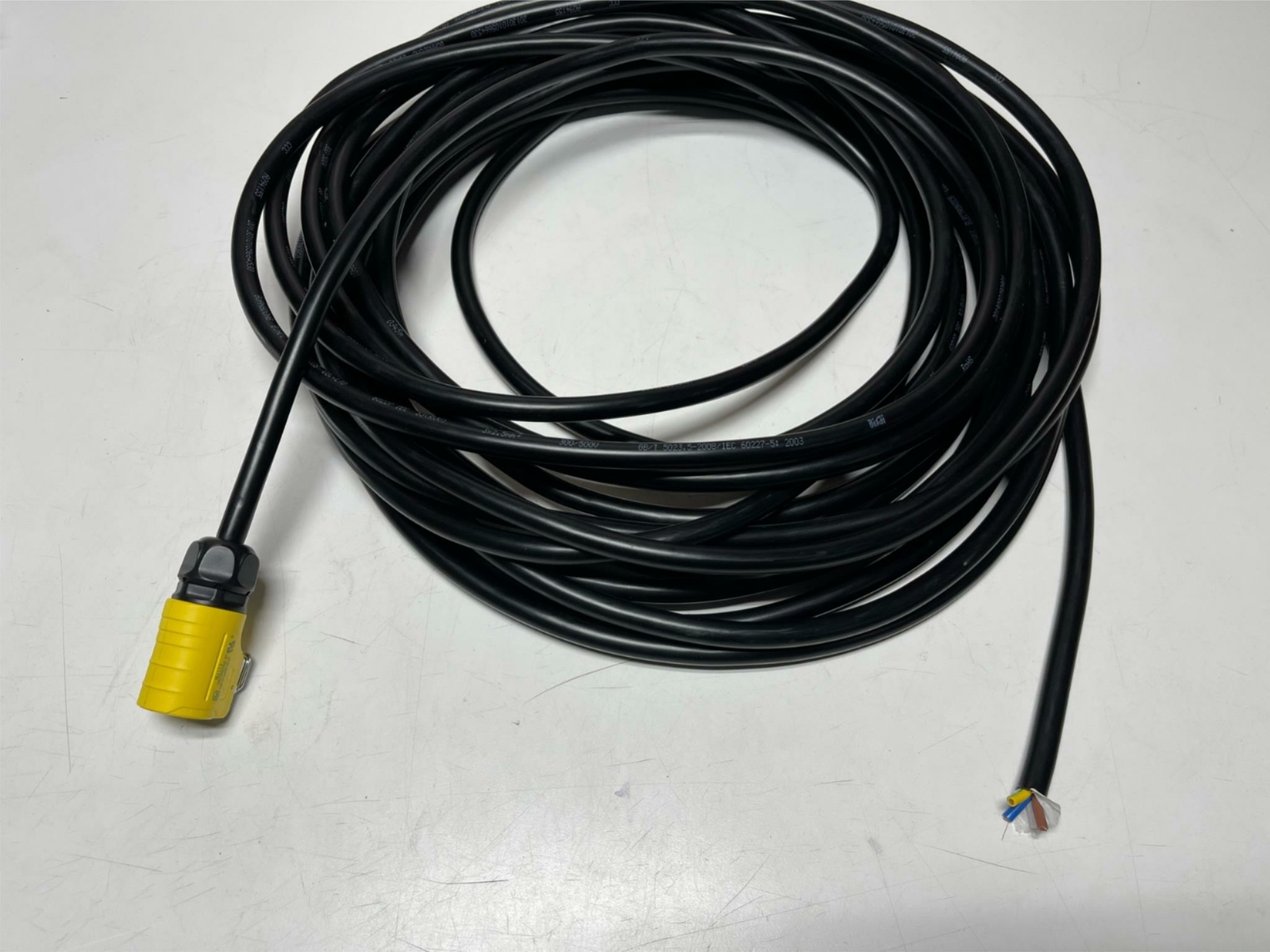 50' 14/3 Cable w/ CNLINKO LP-20 3 Pin Female Waterproof Connector Plug 20A