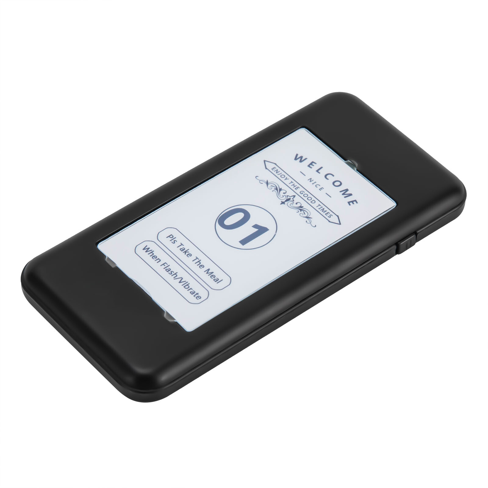 Wireless Restaurant Pager System 10 Beepers Guest Paging Queue Call Black