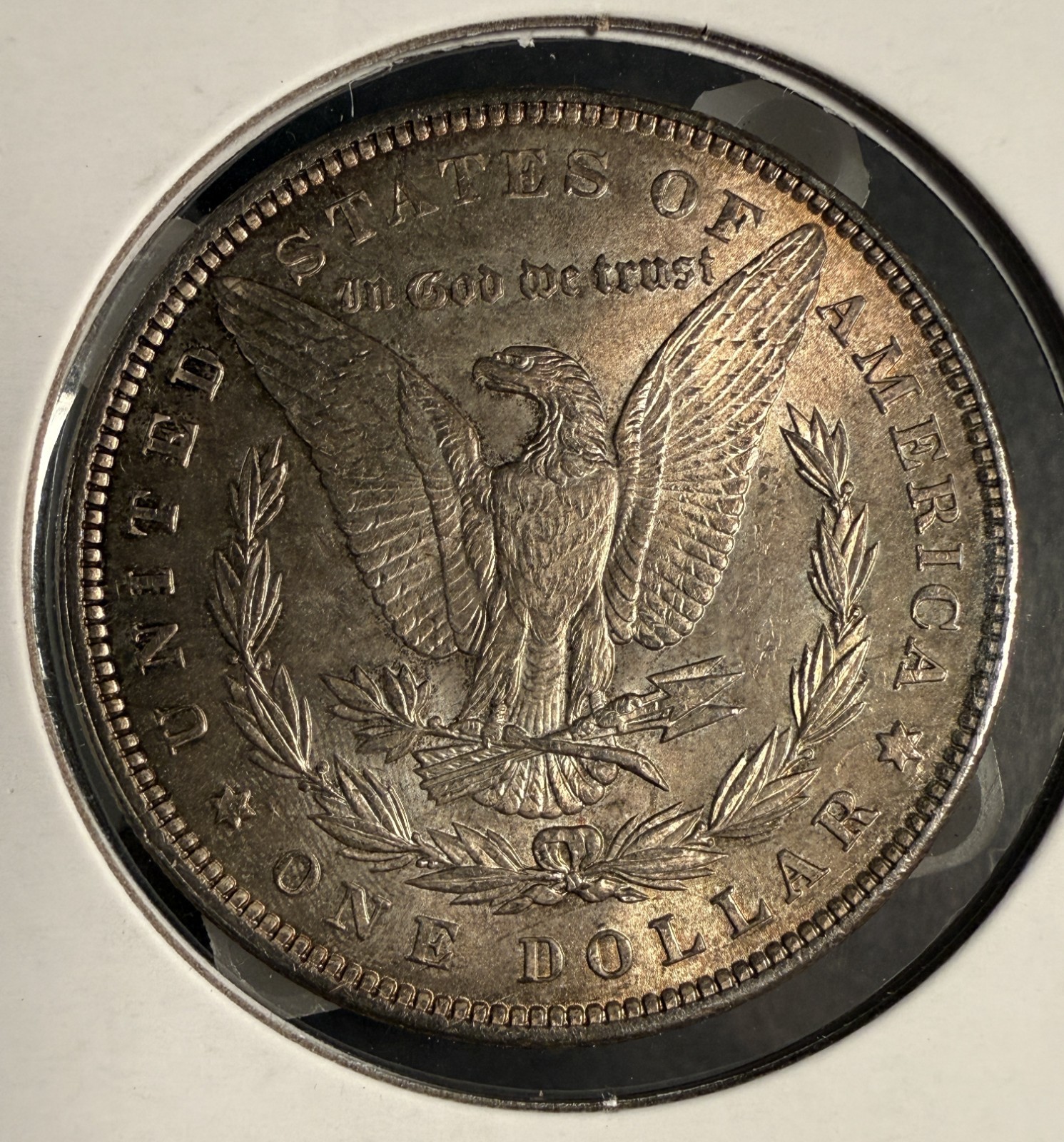 1896 Morgan Silver Dollar, MS + Toned (14282)
