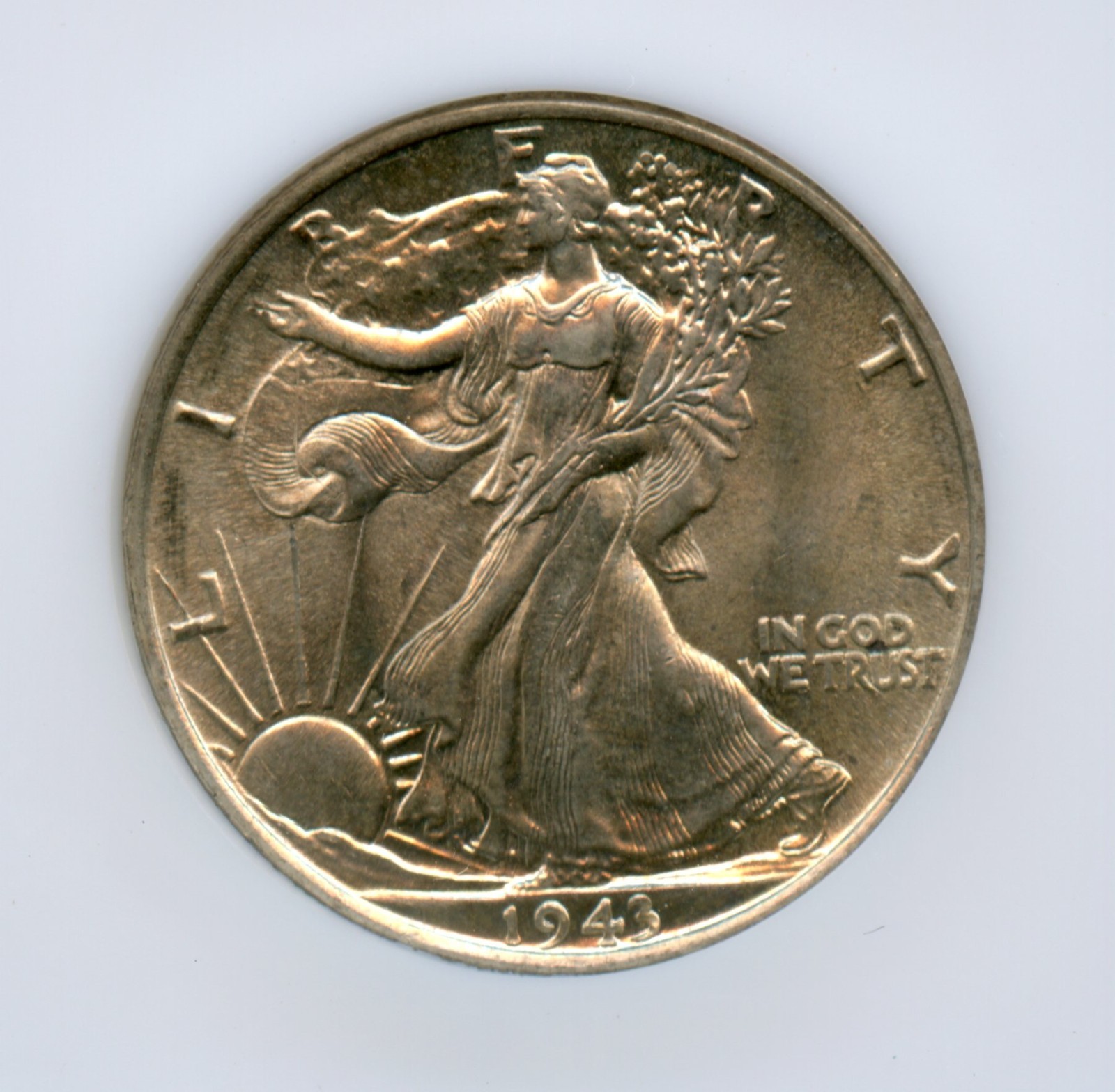 1943 Walking Liberty Silver Half Dollar NGC MS 64